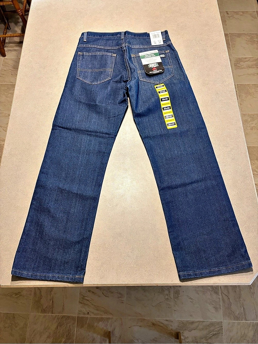 NWT Key 30 X 30 Flex Denim 5-Pocket Mens Jeans Relaxed Fit